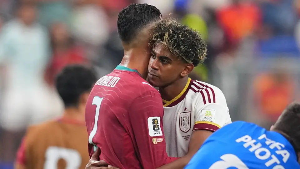 CR7 con abrazo emotivo con Yamal; así fue el último Mundial de Cristiano Ronaldo