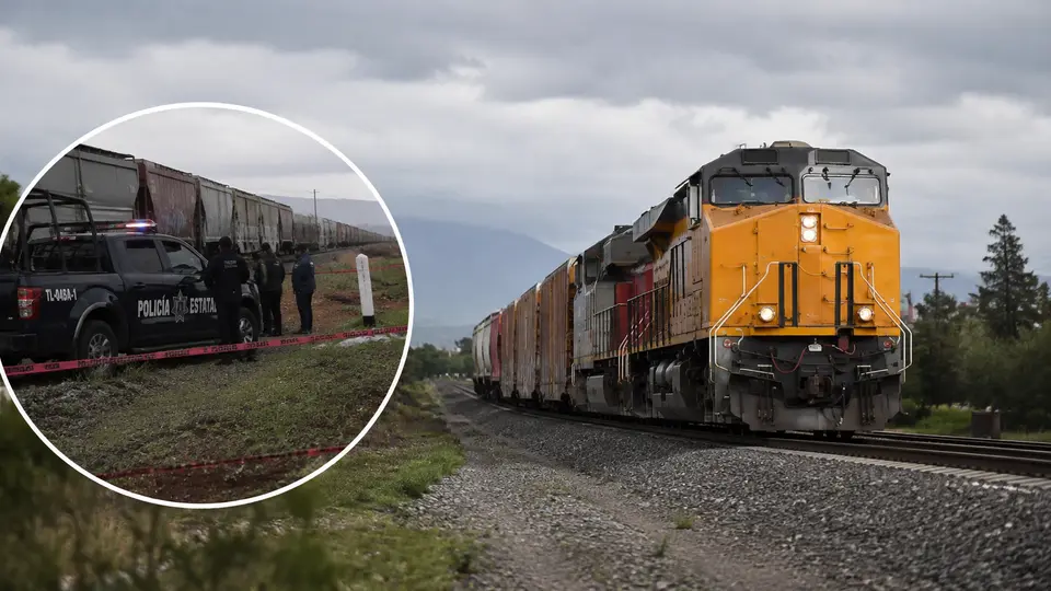 Tragedia sobre las vías: hombre muere tras ser arrollado por un tren en Tlaxcala