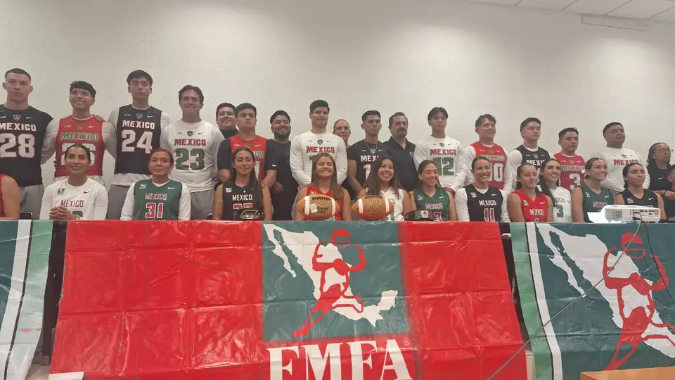 Presentación de las selecciones de flag football | José Moreno