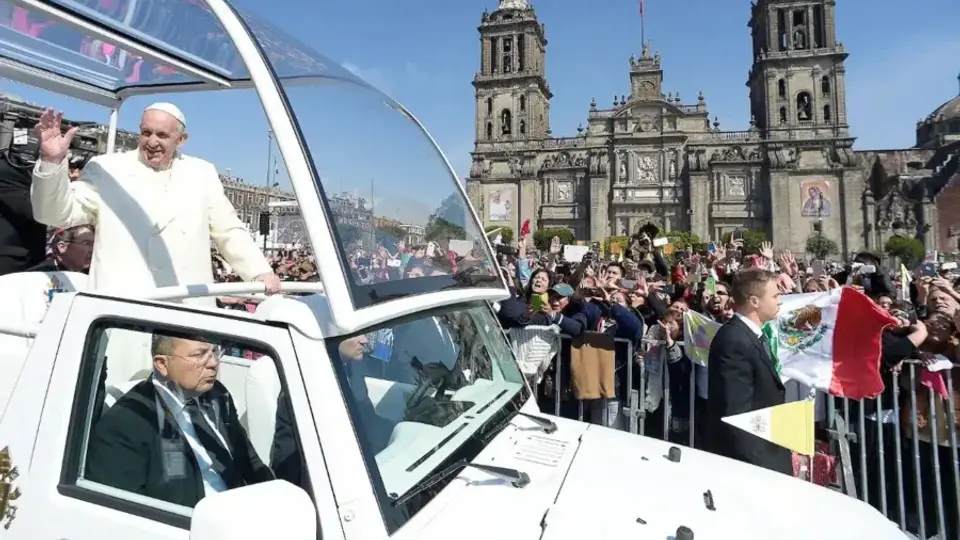 La última vez que un Papa apareció en México ocurrió hace diez años en 2016 del 12 al 17 de febrero./ Chilango