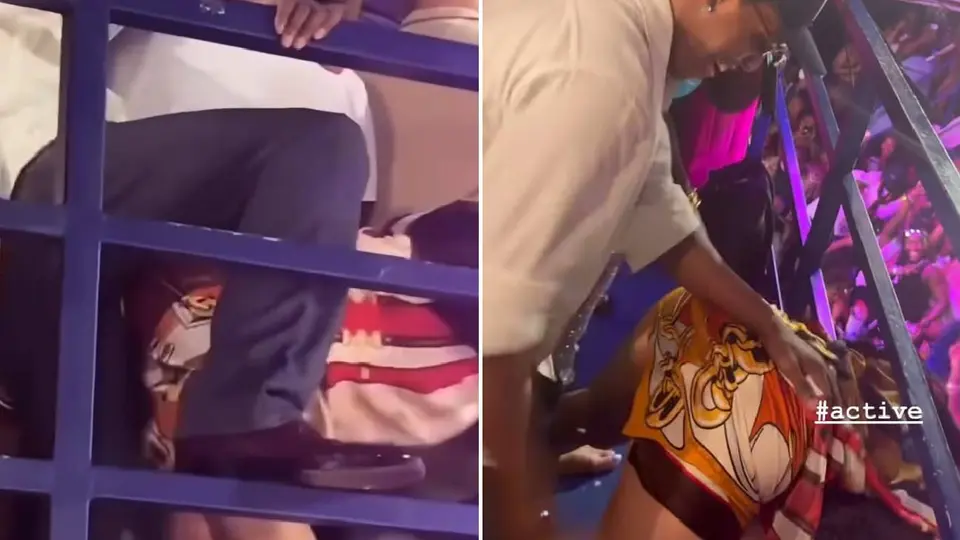 La cantante Rihanna sorprendió a A$AP Rocky con sus movimientos de baile durante una celebración que llamó la atención de sus seguidores. / Redes