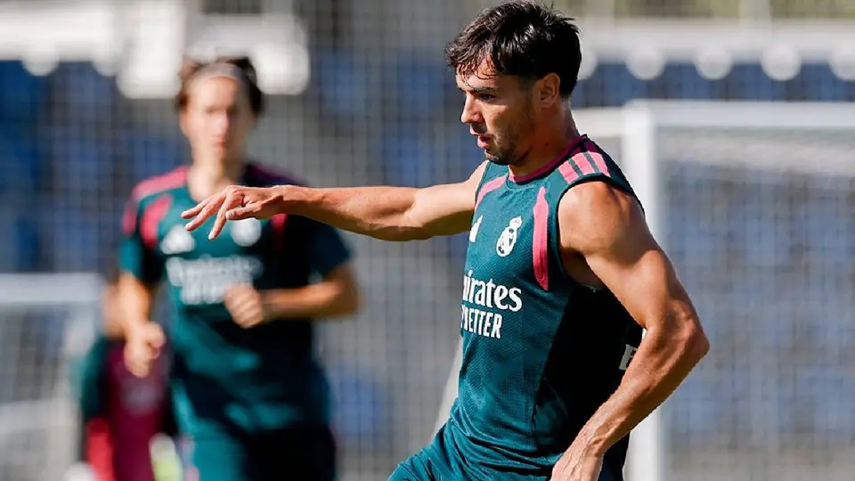 Brahim Diaz en un entrenamiento del Real Madrid | X @realmadrid