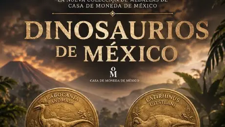 Casa de Moneda lanza medallas de dinosaurios mexicanos: cuánto cuestan y dónde conseguirlas