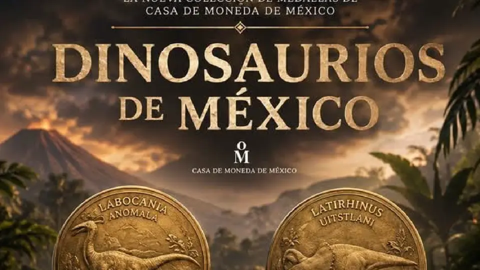 Casa de Moneda lanza medallas de dinosaurios mexicanos: cuánto cuestan y dónde conseguirlas