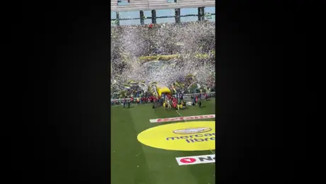 ¡Así fue el recibimiento en el Clásico Rosarino!