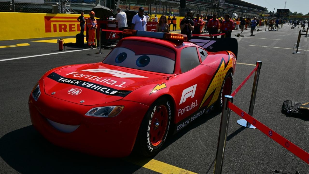 Rayo McQueen 'corrió' en el Gran Premio de Italia 2026