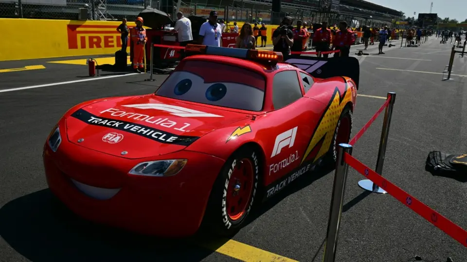Rayo McQueen 'corrió' en el Gran Premio de Italia 2026