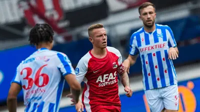 Mateo Chávez y AZ Alkmaar se mantienen en el liderato tras remontada ante Heerenveen