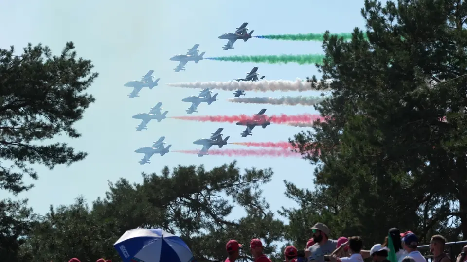 Aviones militares previo al Gran Premio de Italia | AP