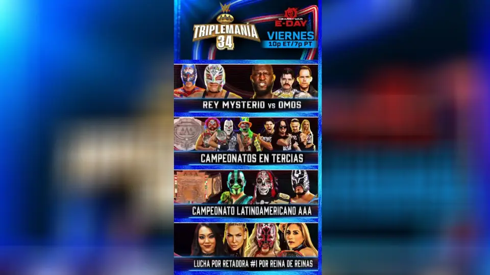 Cartelera para TripleManía Noche 1 | AAA