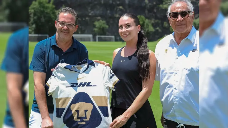Leighanne Robe en su presentación como jugadora de Pumas | INSTAGRAM: @leighannerobe