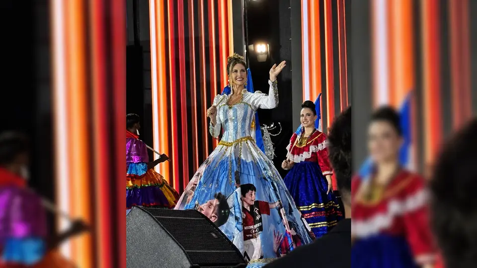 Miss Argentina sorprende en Miss Mundo 2026 con vestido en homenaje a Lionel Messi