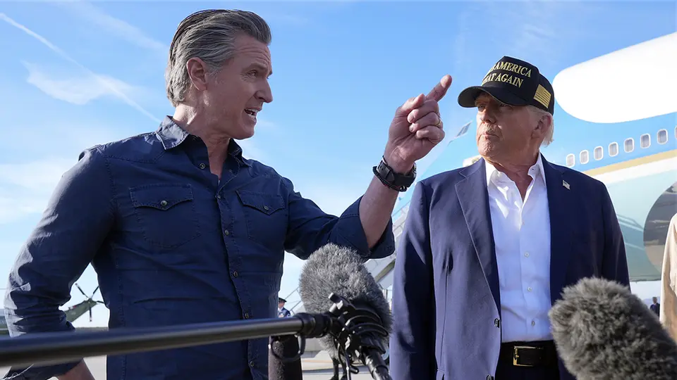 Está "desquiciado" así respondió el gobernador de California ante la amenaza del presidente