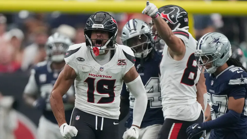 Festejo de los Houston Texans en su partido ante Dallas | AP