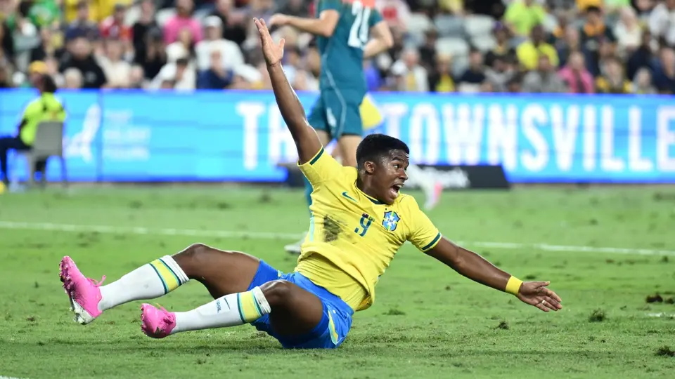 Endrick con la Selección de Brasil | AP