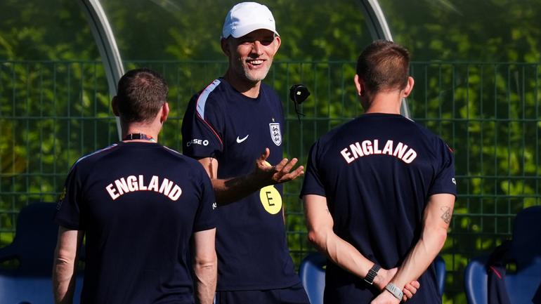 Thomas Tuchel y su cuerpo técnico | AP
