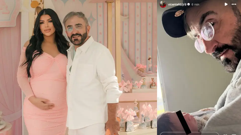 ¡Llega una Fernández más! Nace Isabella, la bebé de Vicente Fernández Jr. y Mariana González