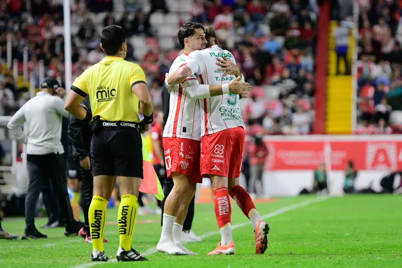 Necaxa festeja anotación ante San Luis | IMAGO7