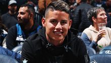James Rodríguez, presente en la NBA para apoyar a los Timberwolves