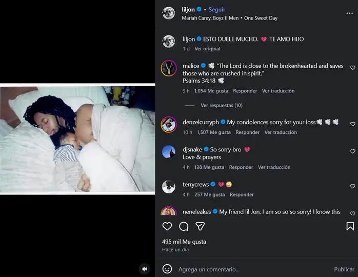 Lil Jon compartió un video con fotografías de su hijo cuando era pequeño. /  IG: @liljon