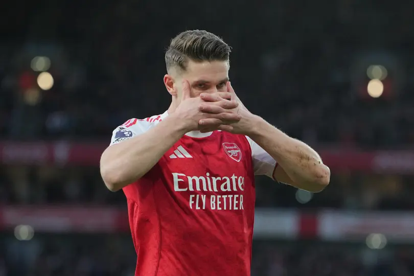 Viktor Gyökeres con Arsenal | AP