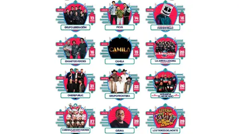 La oferta musical está destinada para todos los gustos y los boletos ya se pueden conseguir / FB: @feriadelasfresas