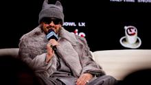Bad Bunny en la conferencia de prensa previo al Super Bowl LX | AP