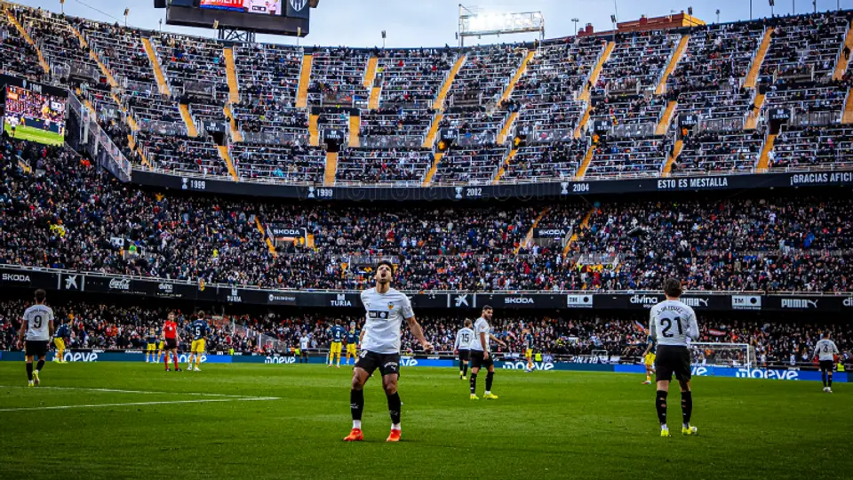 Valencia celebrado en Mestalla | X: @valenciacf