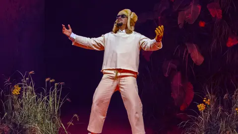 Bad Bunny inició su gira en Madrid. / AP