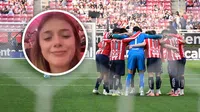 Chica británica conquista las redes al cambiar al Chelsea por las Chivas