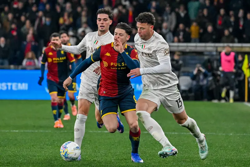 Genoa ante el Napoli de la Serie A l AP