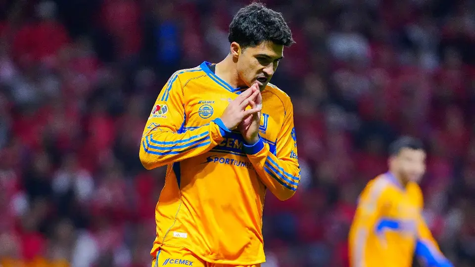 Nicolás Ibáñez con  Tigres en la Final ante Toluca | IMAGO7