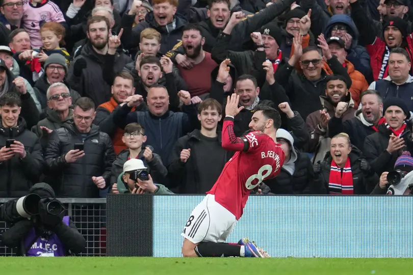 Bruno Fernandes festeja | AP