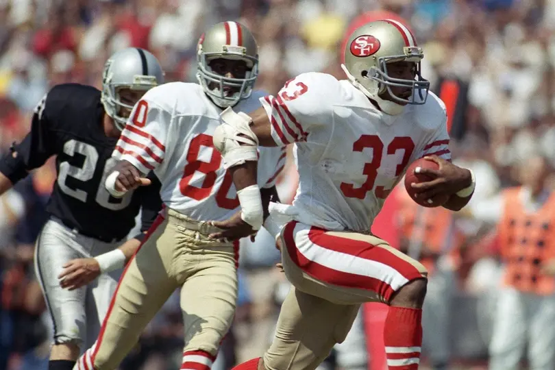Roger Craig con los San Francisco 49ers | AP
