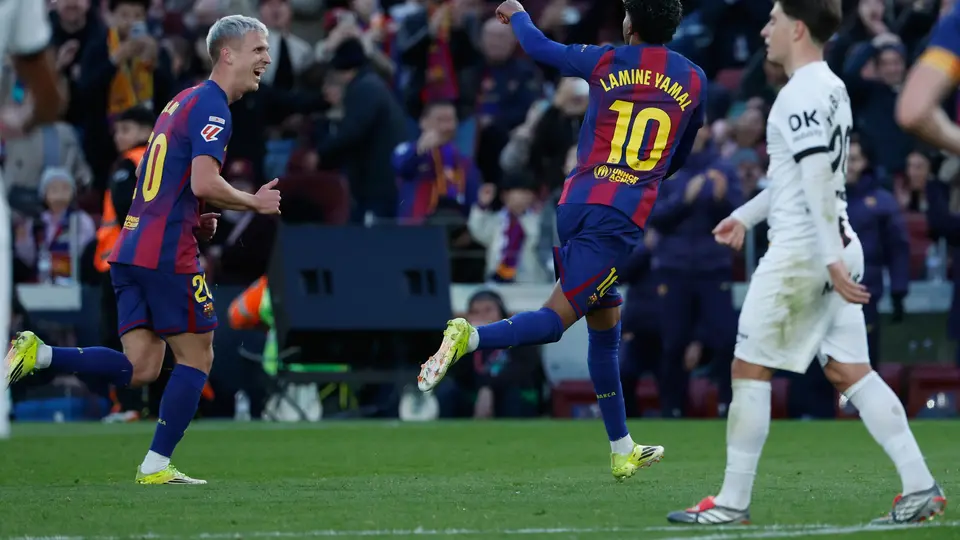 Lamine Yamal se redime y protagoniza goleada del Barcelona sobre el Mallorca