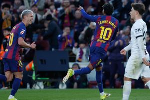 Lamine Yamal celebra su gol contra Mallorca en LaLiga | AP