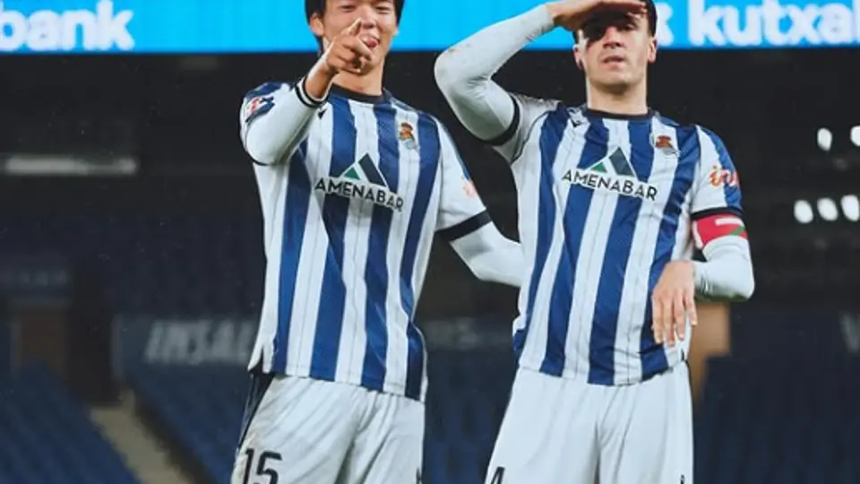 Kazunari Kita con la Real Sociedad B | ig: Kazunari Kita