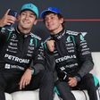 George Russell y Kimi Antonelli tras la clasificación del GP de Australia | AP