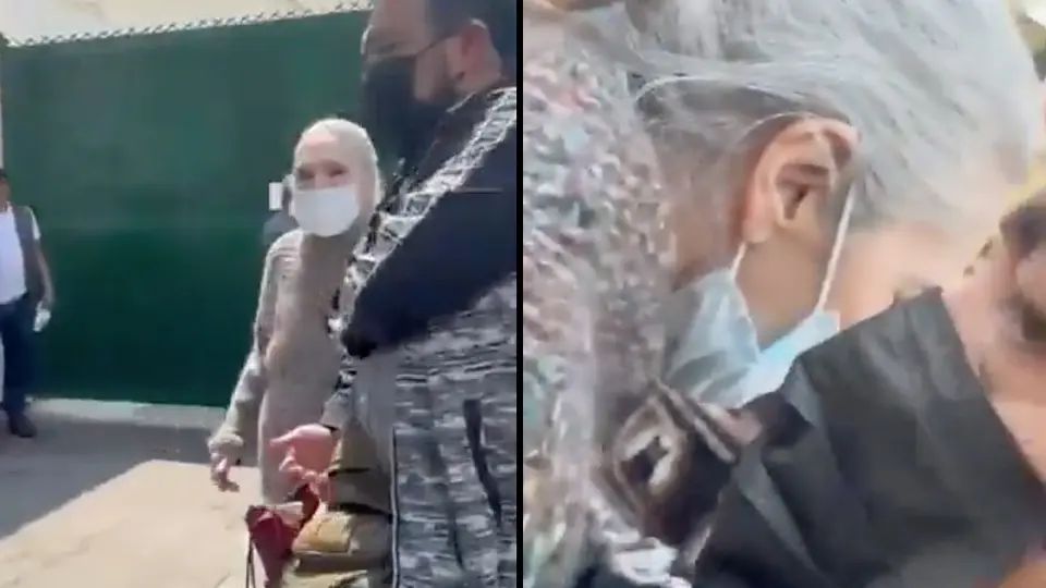 La señora recibió una serie de insultos al salir de juzgado, luego de que su proceso lo llevará en libertad / Especial