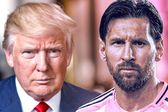 Trump y Messi ROTA