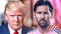 Trump y Messi ROTA