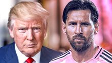 Trump y Messi ROTA