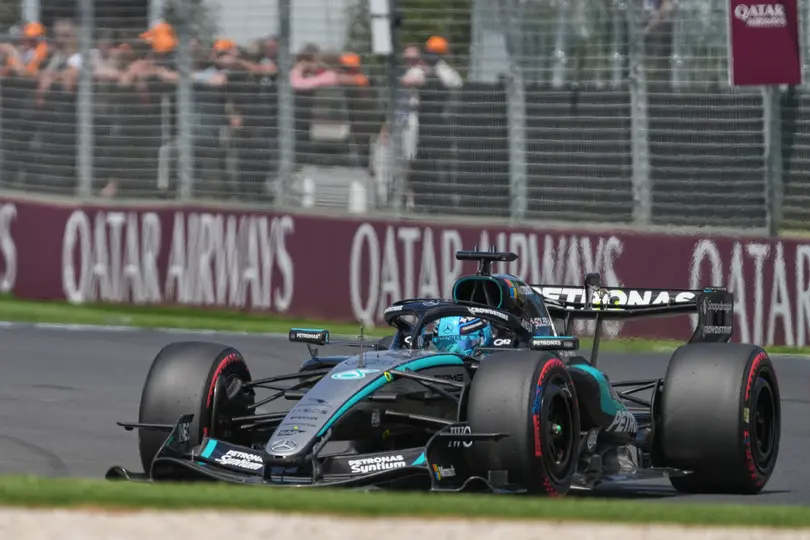 George Russell en el Circuito Albert Park de Melbourne, Australia | AP