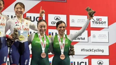 Yareli Acevedo conquista su segunda medalla en Copa del Mundo de Ciclismo de Pista 2026
