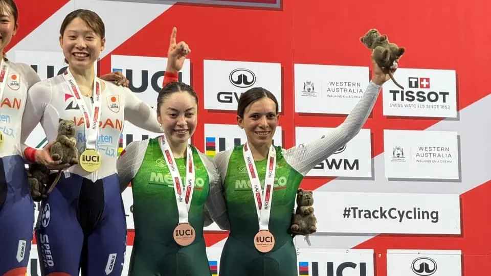 Yareli Acevedo conquista su segunda medalla en Copa del Mundo de Ciclismo de Pista 2026