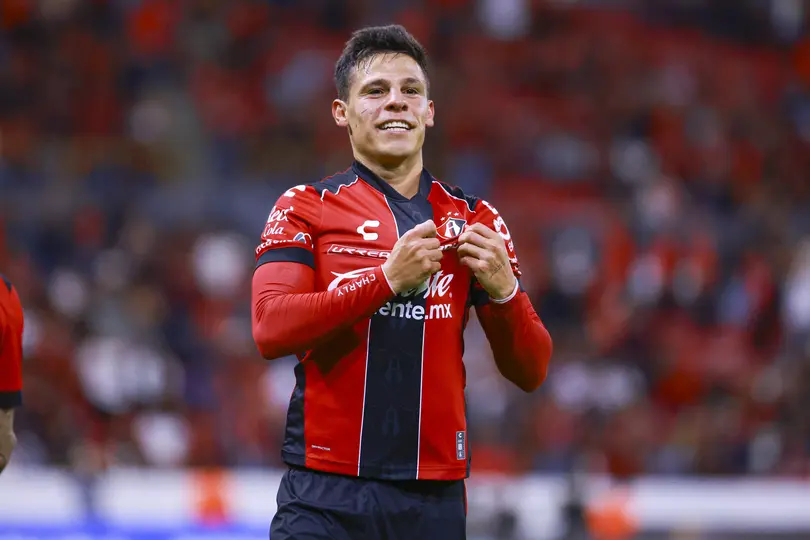 Alfonso 'Ponchito' González celebra gol con Atlas | MEXSPORT