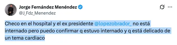 ¡Qué siempre no! El periodista terminó desmintiendo la noticia que él mismo generó / Especial