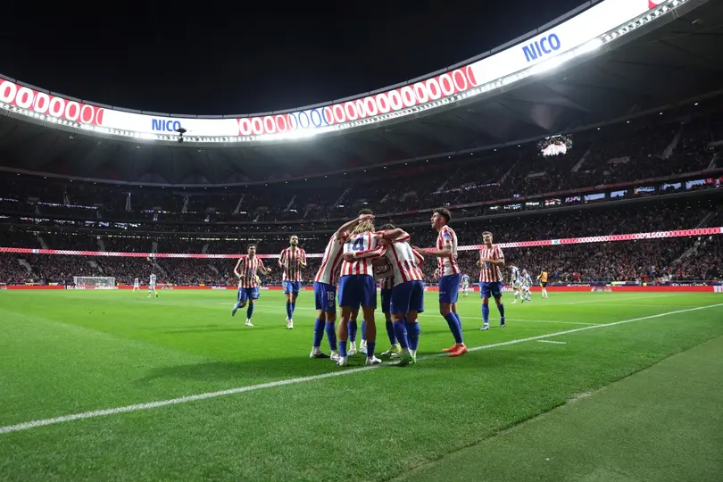 Atlético de Madrid celebrando el triunfo ante la Real Sociedad | AFP