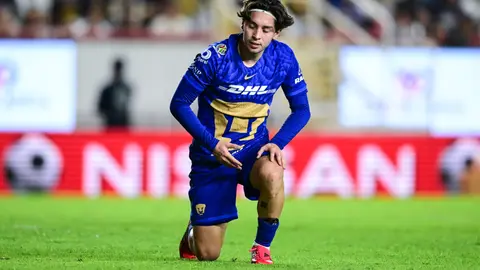 Jordan Carrillo, de Pumas, en lamento en el duelo ante Necaxa | MEXSPORT