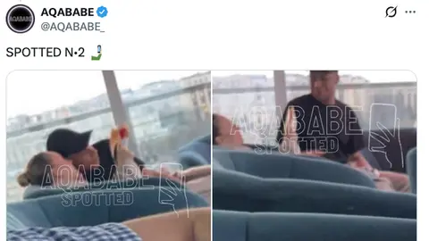 Ester Expósito y Kylian Mbappé estuvieron conviviendo unos días por París / X: @AQABABE_